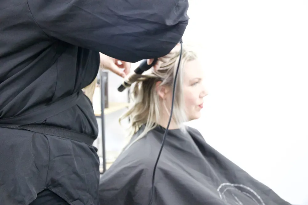 Lang haar knippen in de nek