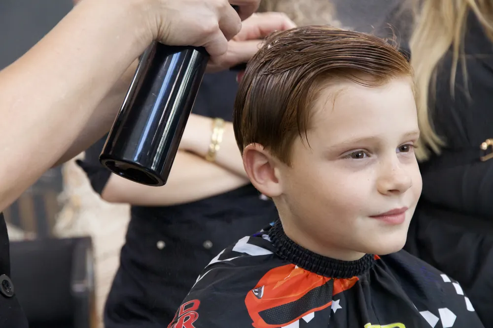 Kinderkapsel wordt gestyled
