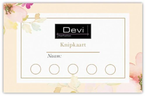 Knipkaart Actie – Kapsalon Lelystad ✂️ 5x knippen = 4x betalen 🎁 1x GRATIS knippen Vraag ernaar in de salon!